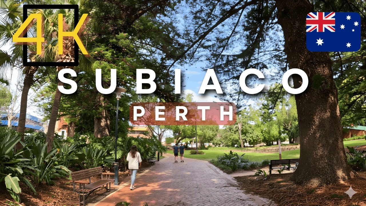 Subiaco Walking Tour (4K) - Western Australia 🇦🇺