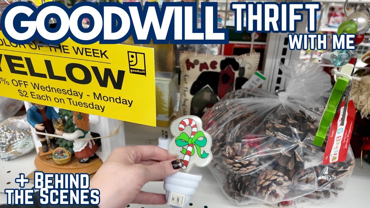 Looking A Lot Like CHRISTMAS at GOODWILL | Thrift With Me | Reselling Behind the Scenes