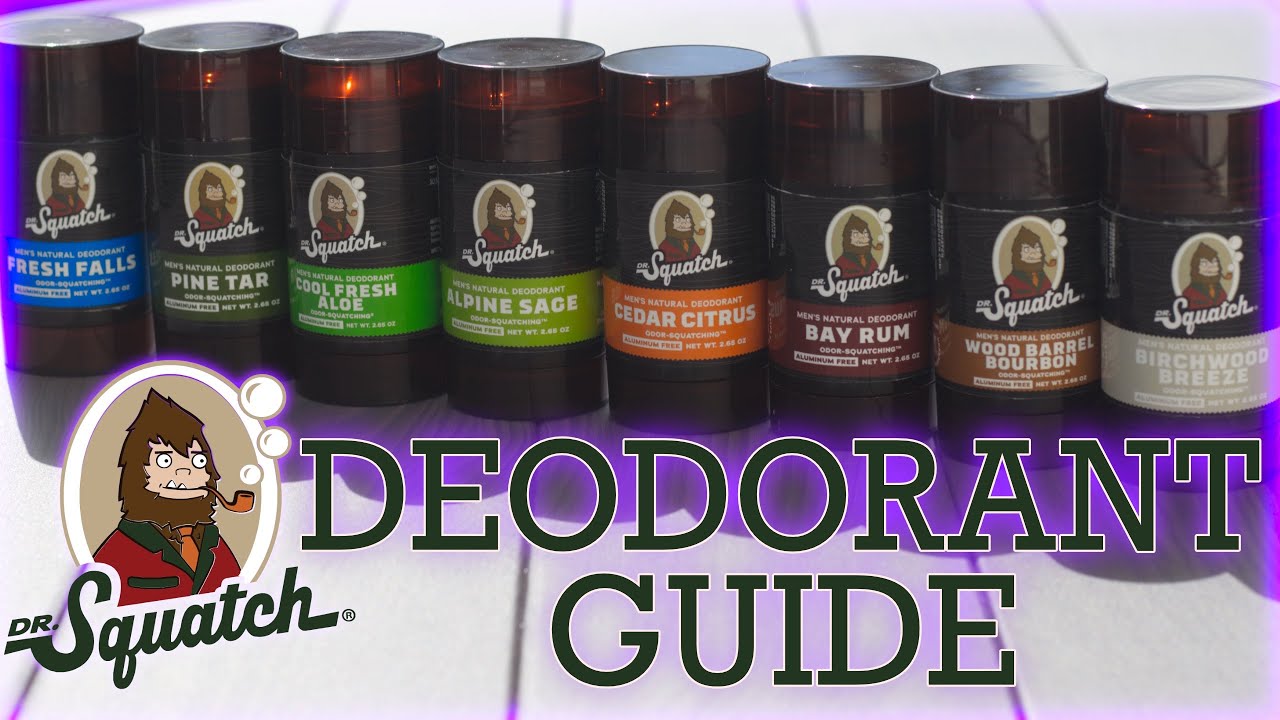 DEODORANT | Dr. Squatch Review | Ingredients & Scent Ranking