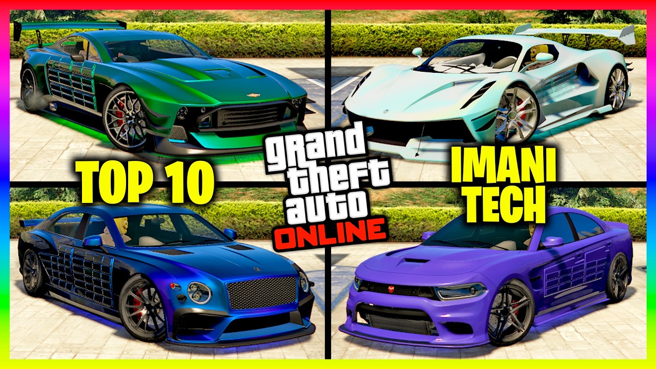 LOS MEJORES VEHICULOS CON TECNOLOGIA DE IMANI DE GTA 5! IMANI TECH GTA MEJORES COCHES | JZ3REP