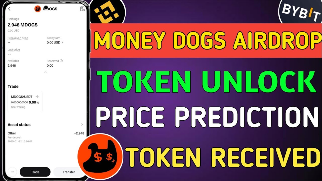 Money Dogs Price Prediction || Money Dogs Token Received || Money Dogs airdrop new update