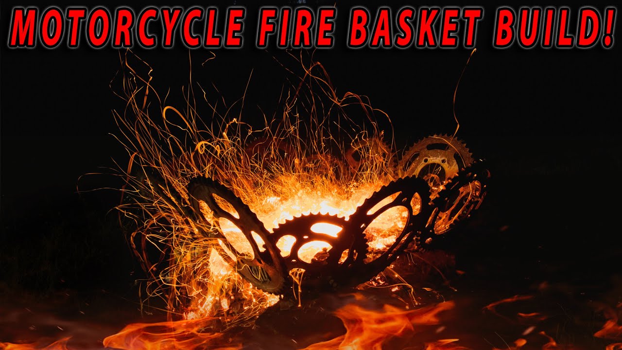 Fire Basket Made From Motorcycle Parts!
