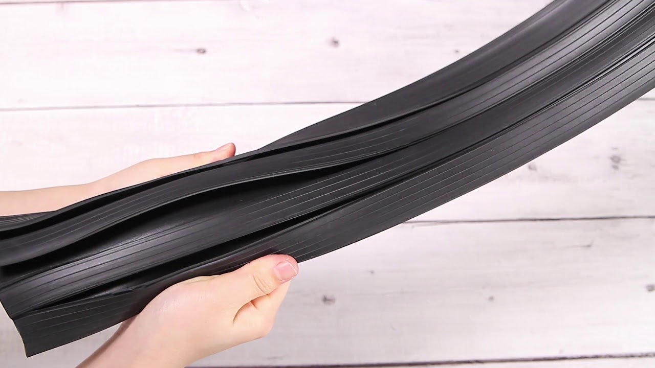 Floor Cable Cover, 6.5 Ft Floor Cord Protector 3 Channels Contains Cords, Cables and Wires