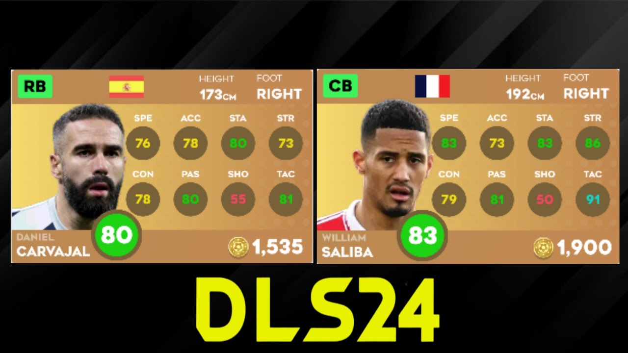 DLS 24 | Top 30 Best Defenders!😱🔥Dream Leaugue Soccer 2024