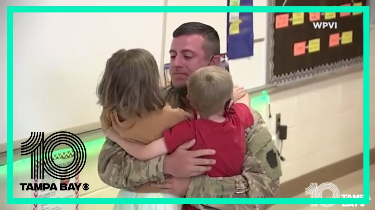 Compilation: Soldiers returning home and surprising loved ones