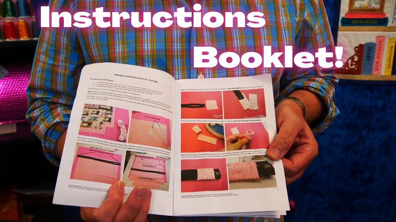 How To Print Off A Sweet Pea Instructions Booklet & Save Paper!