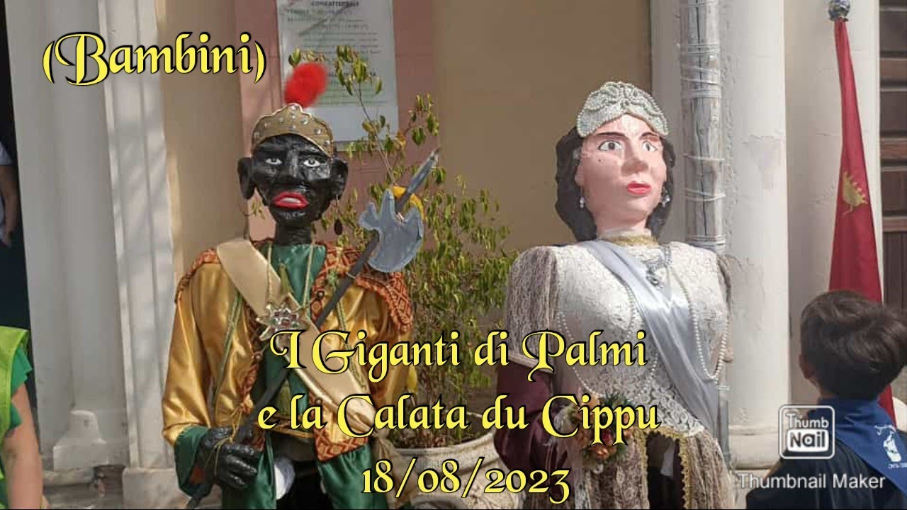 I Giganti di Palmi e la Calata du Cippu (Bambini) 18/08/2023 ITA