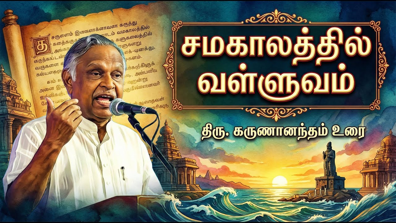 இன்றைய காலத்தில் வள்ளுவம் பற்றி கருணானந்தம் பேச்சு | Karunanandham speech about Thirukkural