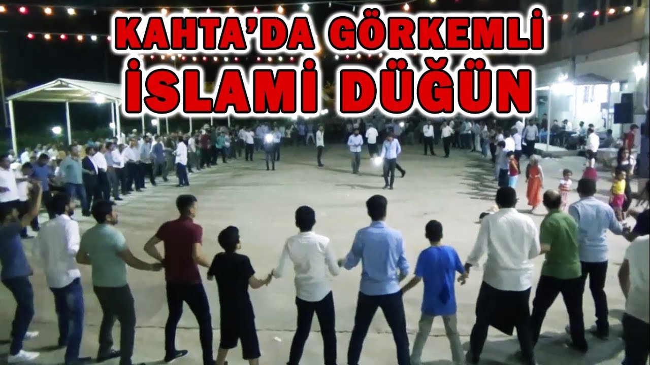 Kahta'da Görkemli İslami Düğün...Kahta, Kahta olalı böyle düğün görmedi..