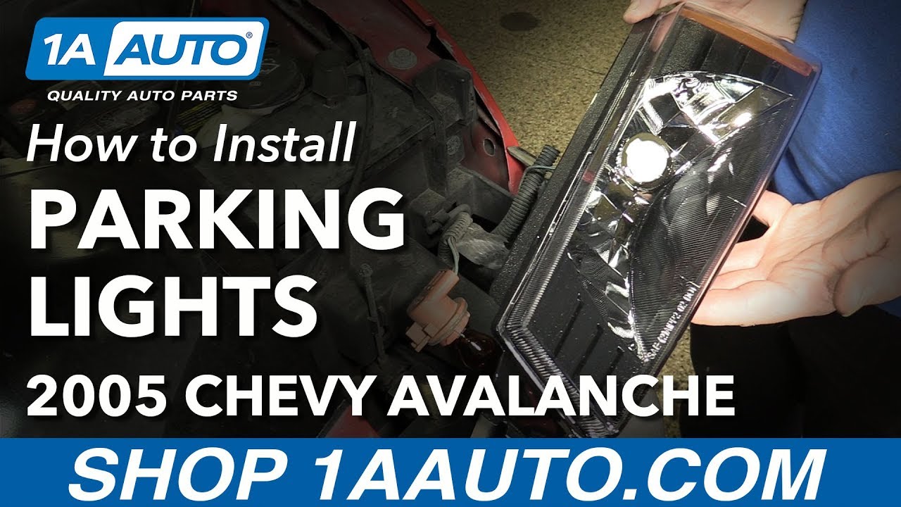 How to Replace Parking Lights 03-06 Chevy Avalanche 1500