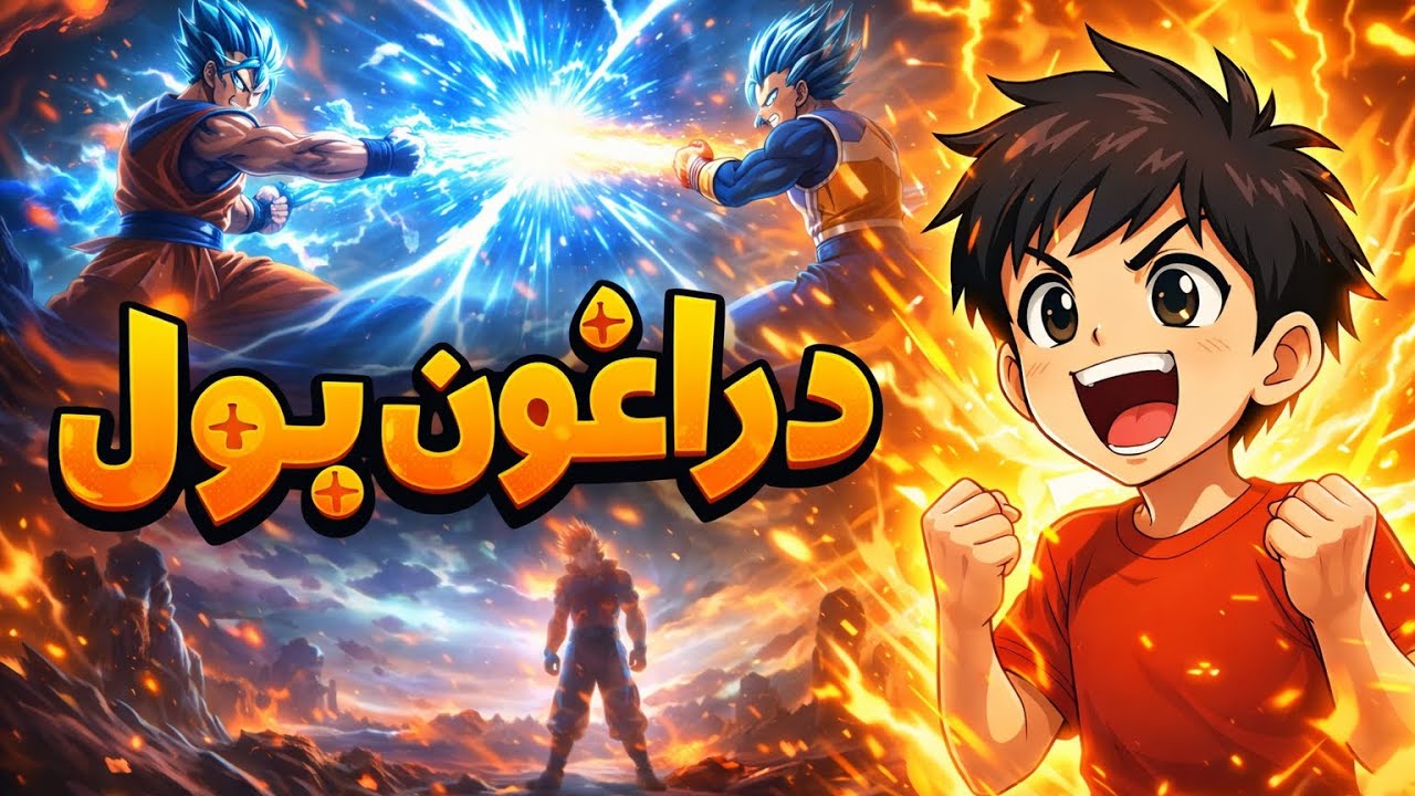 دراقون بول ا في سحب 🔥🎆