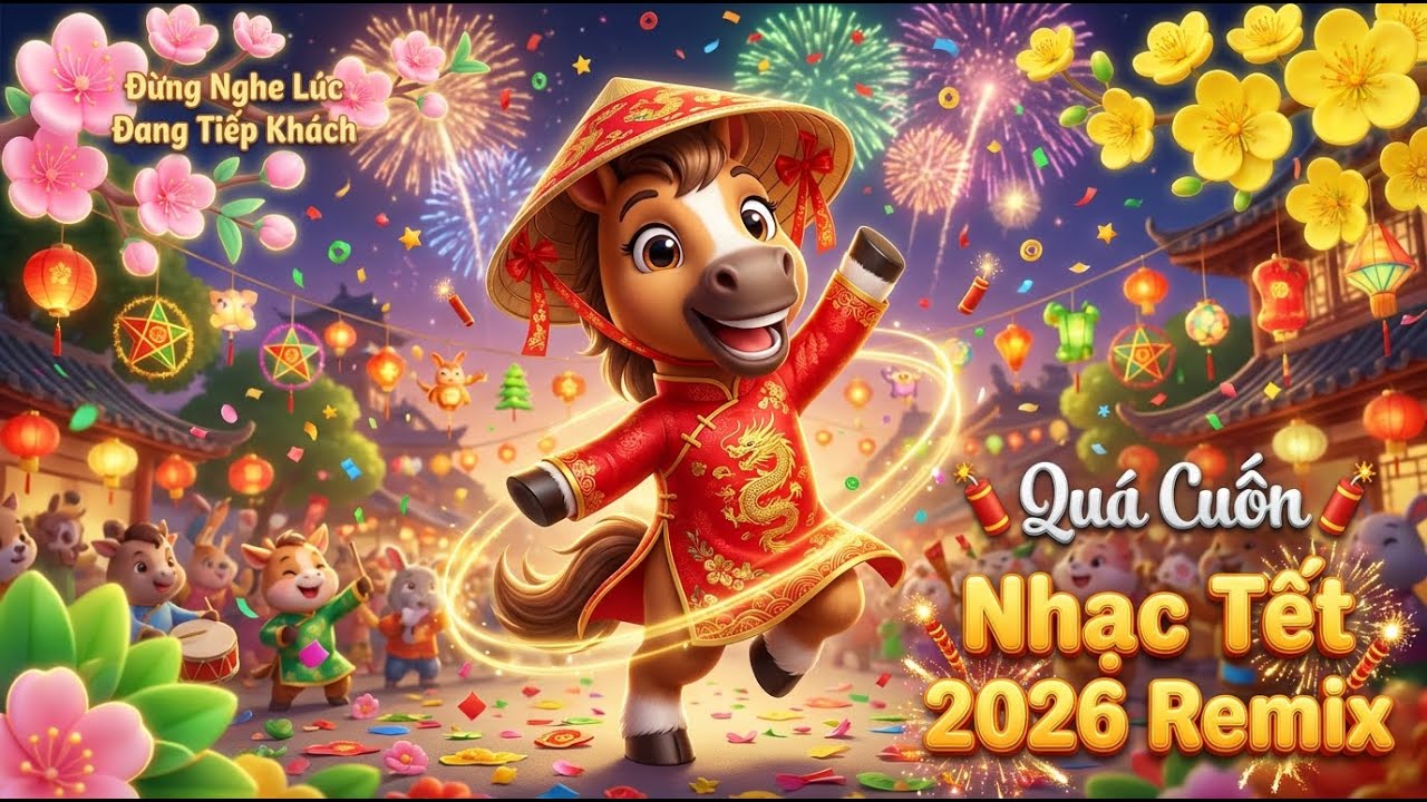 Cảnh Báo_ Nhạc Tết 2026 Remix Quá Cuốn 🧨 Đừng Nghe Lúc Đang Tiếp Khách