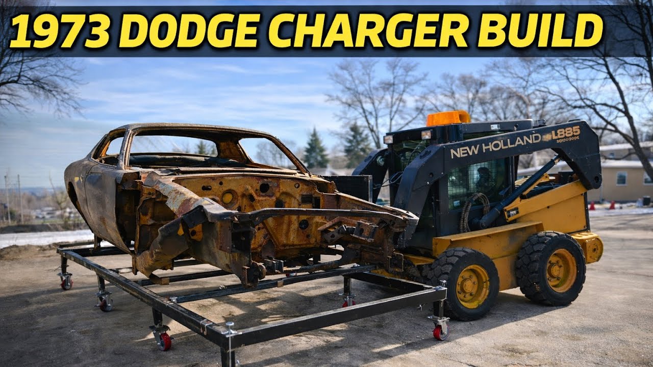 Mounting a 1973 Dodge Charger to a Chassis Table — Finally Starting the Charger Build!