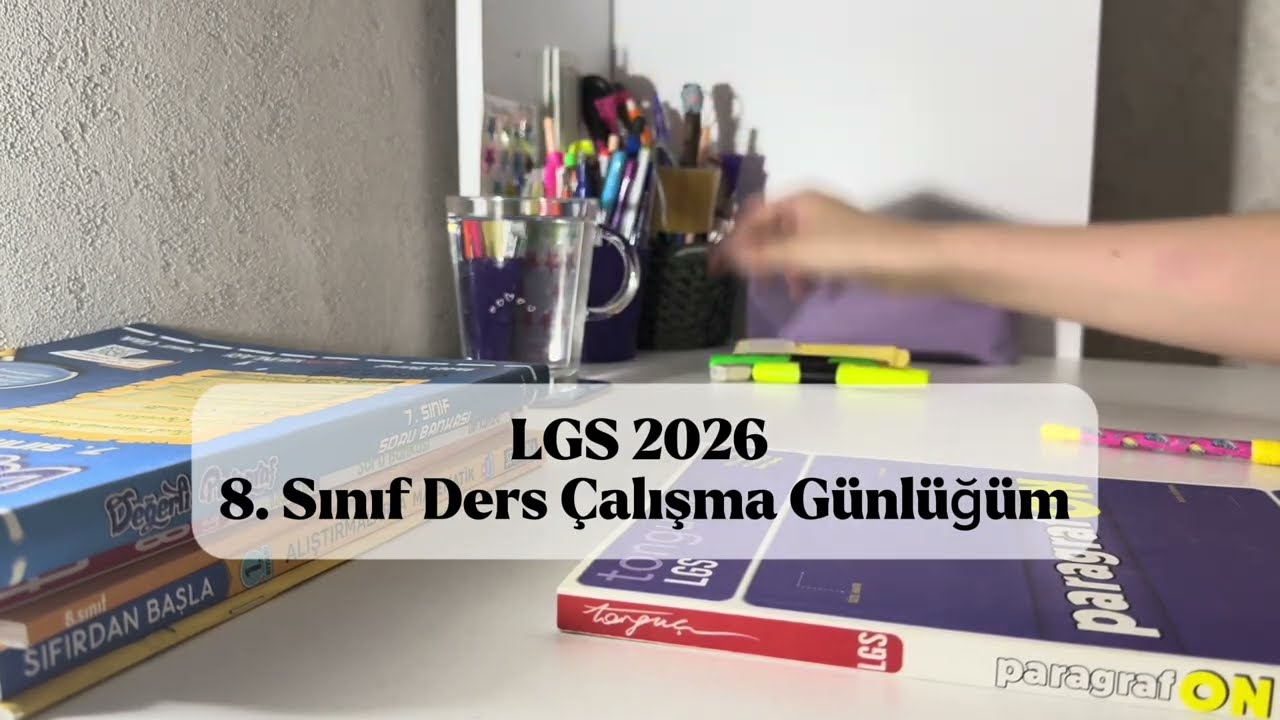 7'DEN 8. SINIFA ! / LGS DERS ÇALIŞMA GÜNLÜĞÜM #2025 #lgs2026