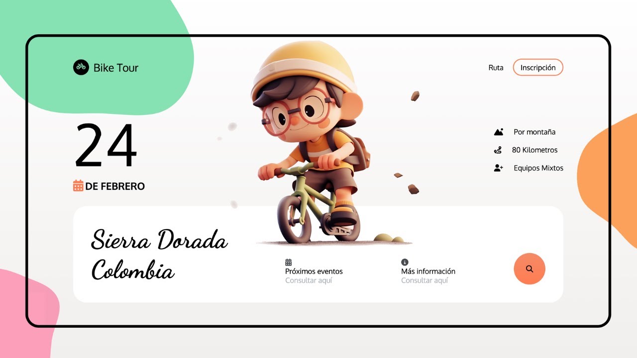 Maqueta esta sencilla página web con html y css. Proyecto básico para practicar html y css.