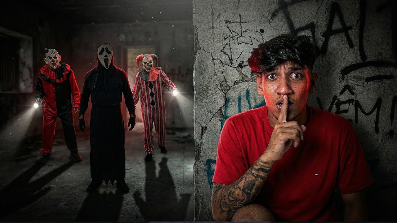 CONSEGUI FUGIR DOS PALHAÇOS MAS QUANDO ME ESCONDI ISSO ACONTECEU....