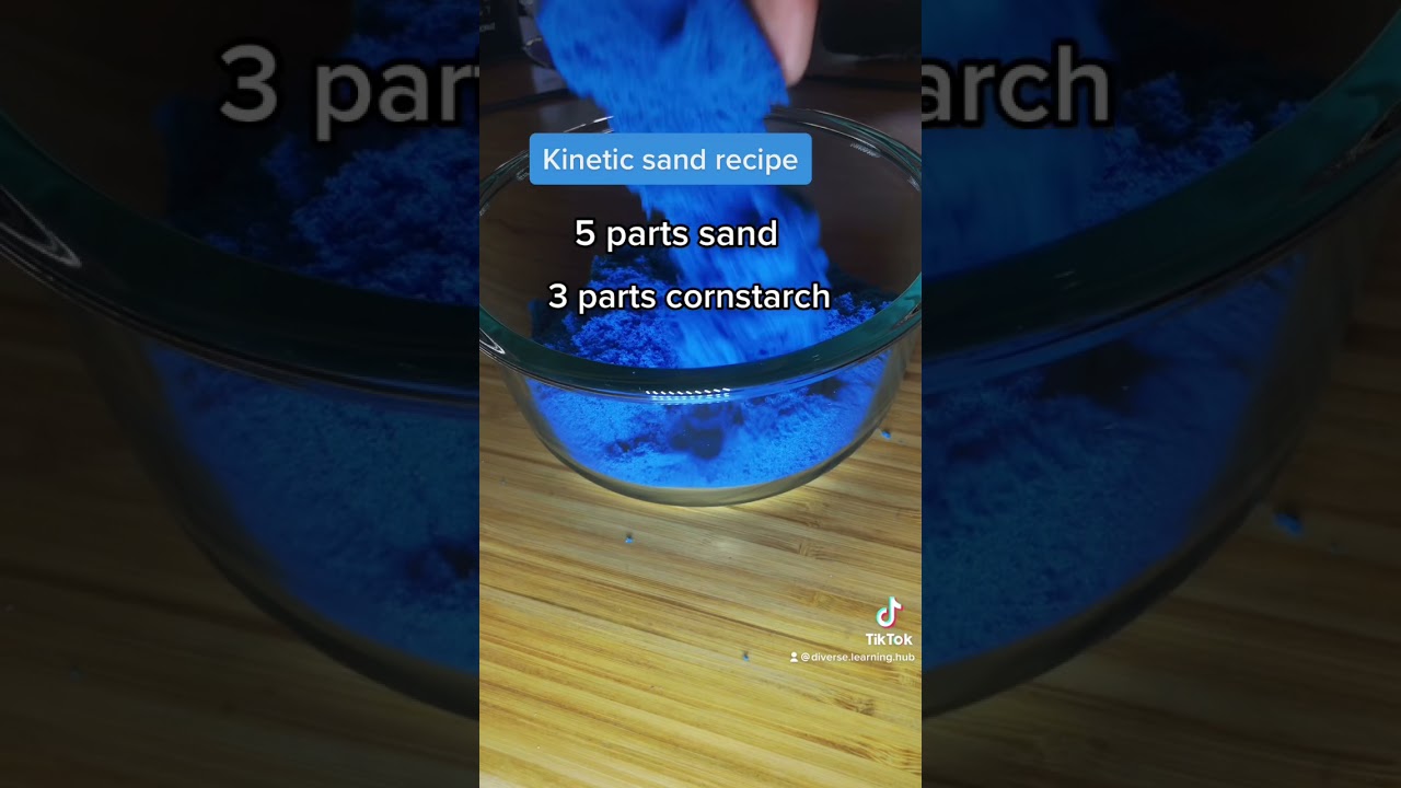 Kinetic sand recipe! #specialeducation #specialedteacher #teacher