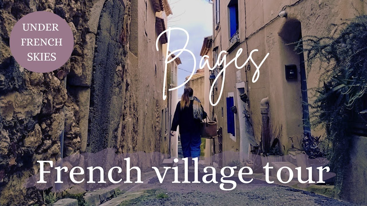 Discover Bages, FRANCE 🇫🇷 A French Village Walking Tour in the South of France | Gentle Winter