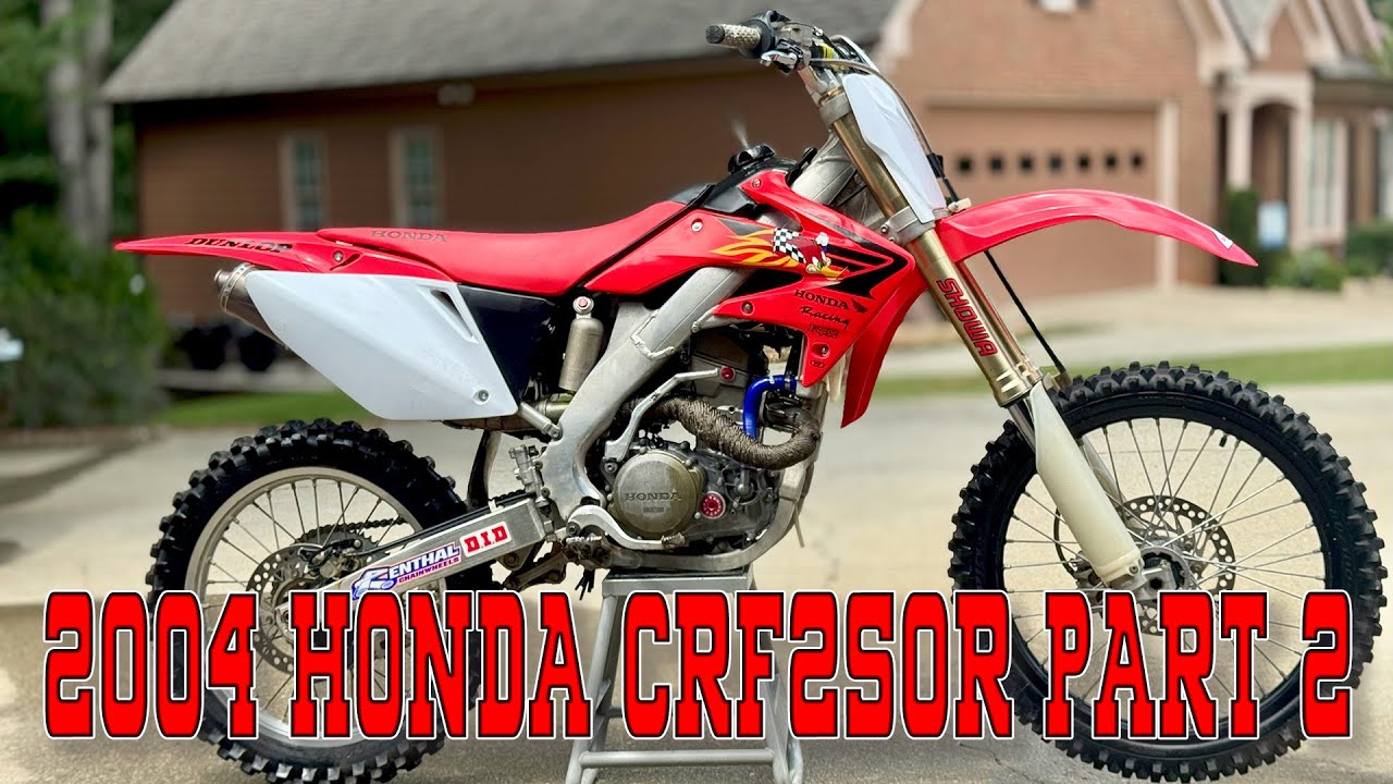 2004 Honda CRF250R Pt2 Ep125