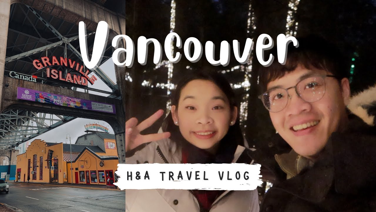 Vancouver Vlog | Granville island public market food tour 🥯🍲 | Visiting Harrison’s hometown 🏡