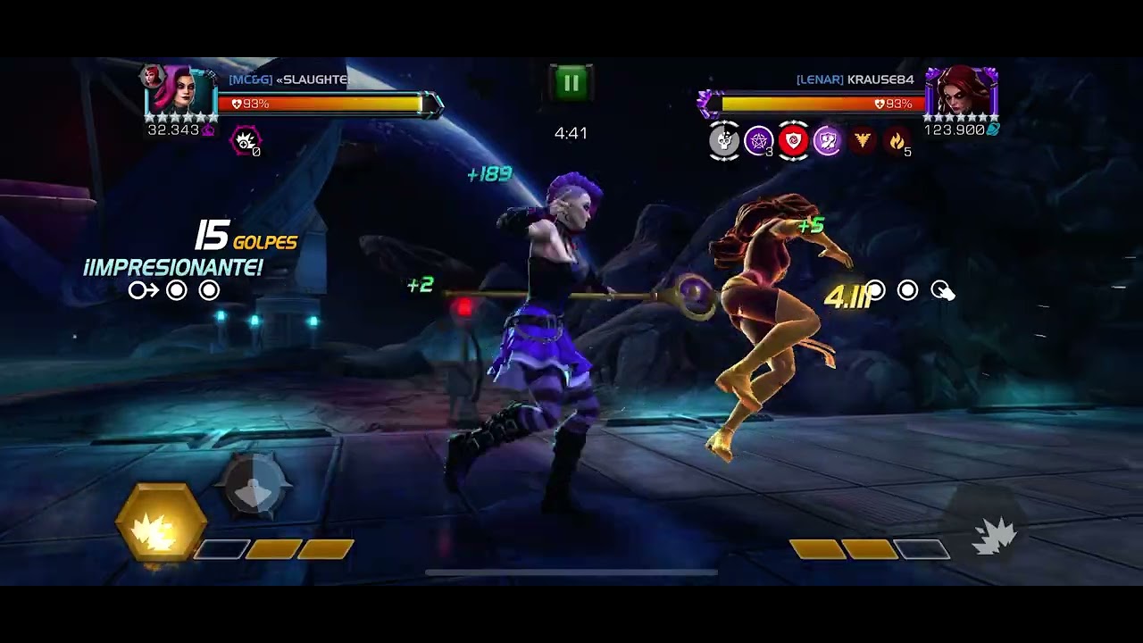 MCOC Nico Minoru vs Dark Phoenix AW node 44