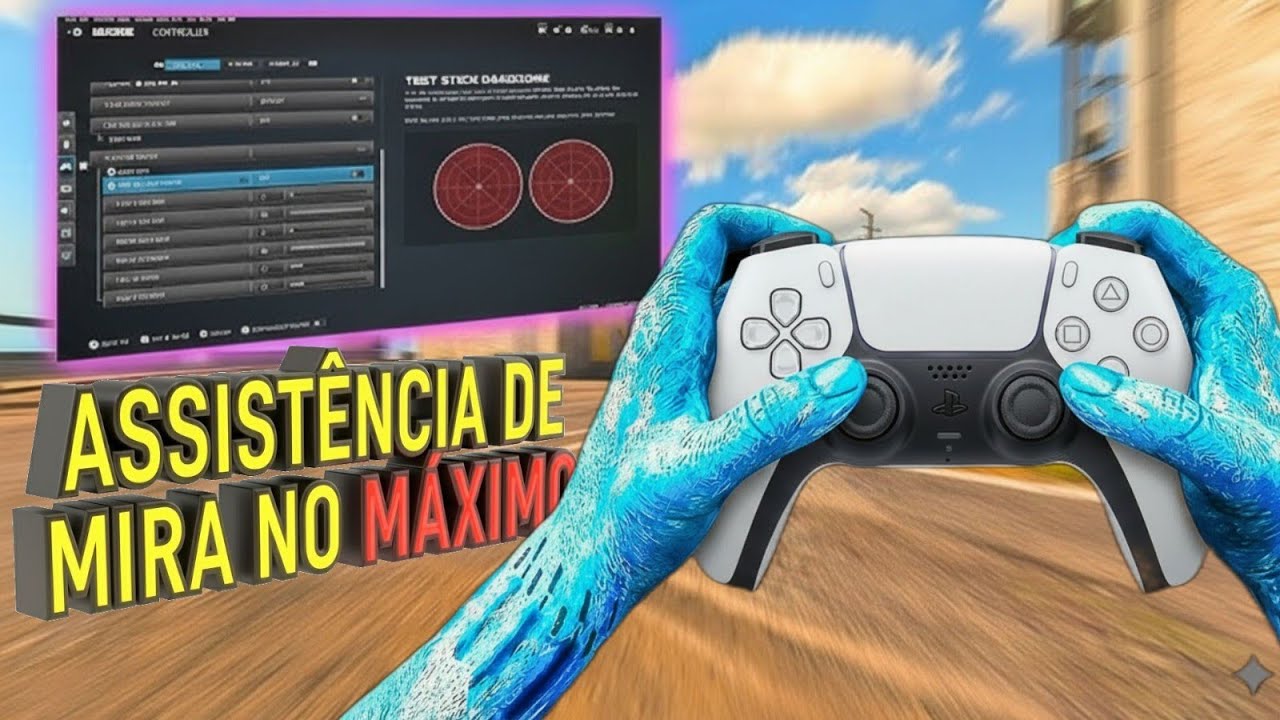 COMO BUFFAR E CONFIGURAR ASSISTÊNCIA DE MIRA no WARZONE 🎯