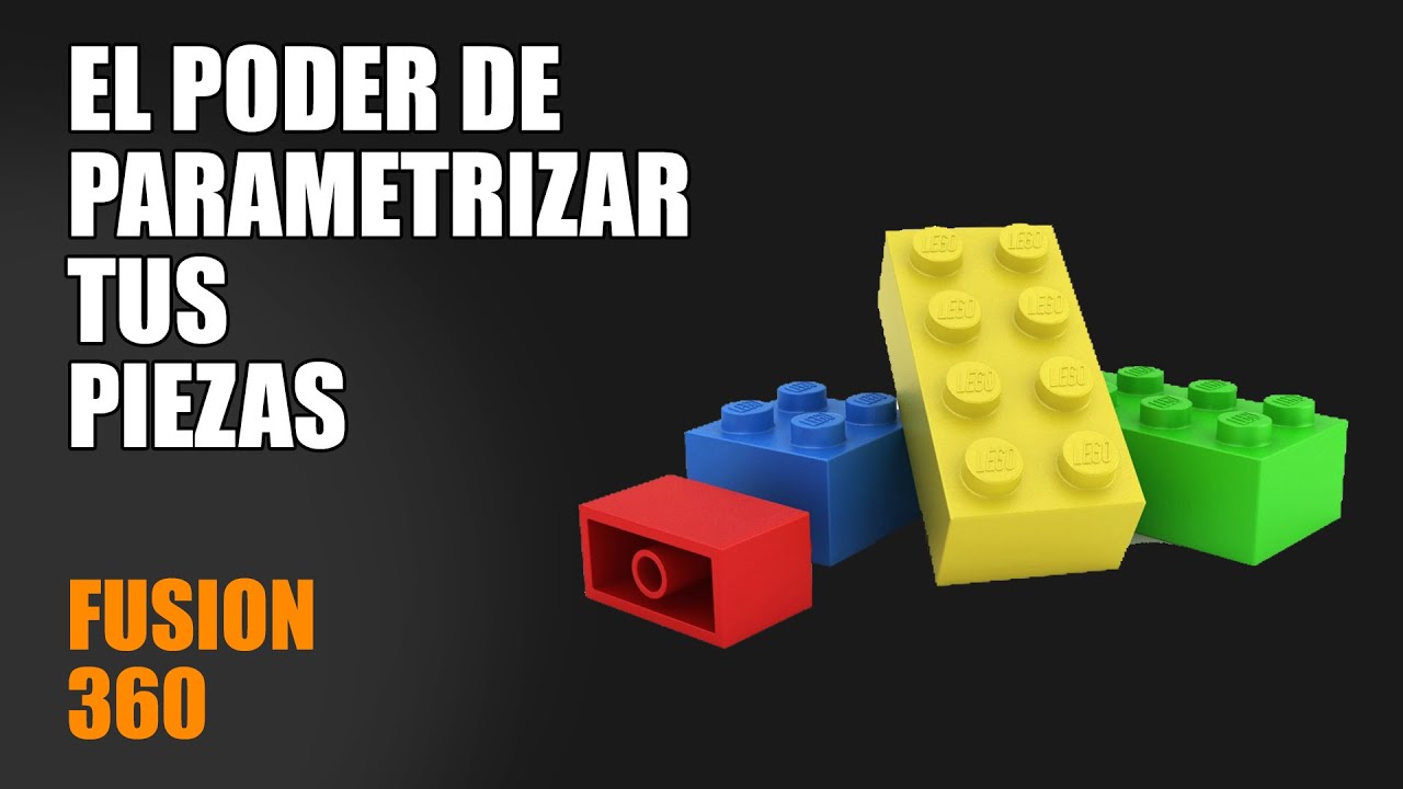 El poder de parametrizar tus piezas - Fusion 360 en 5 min