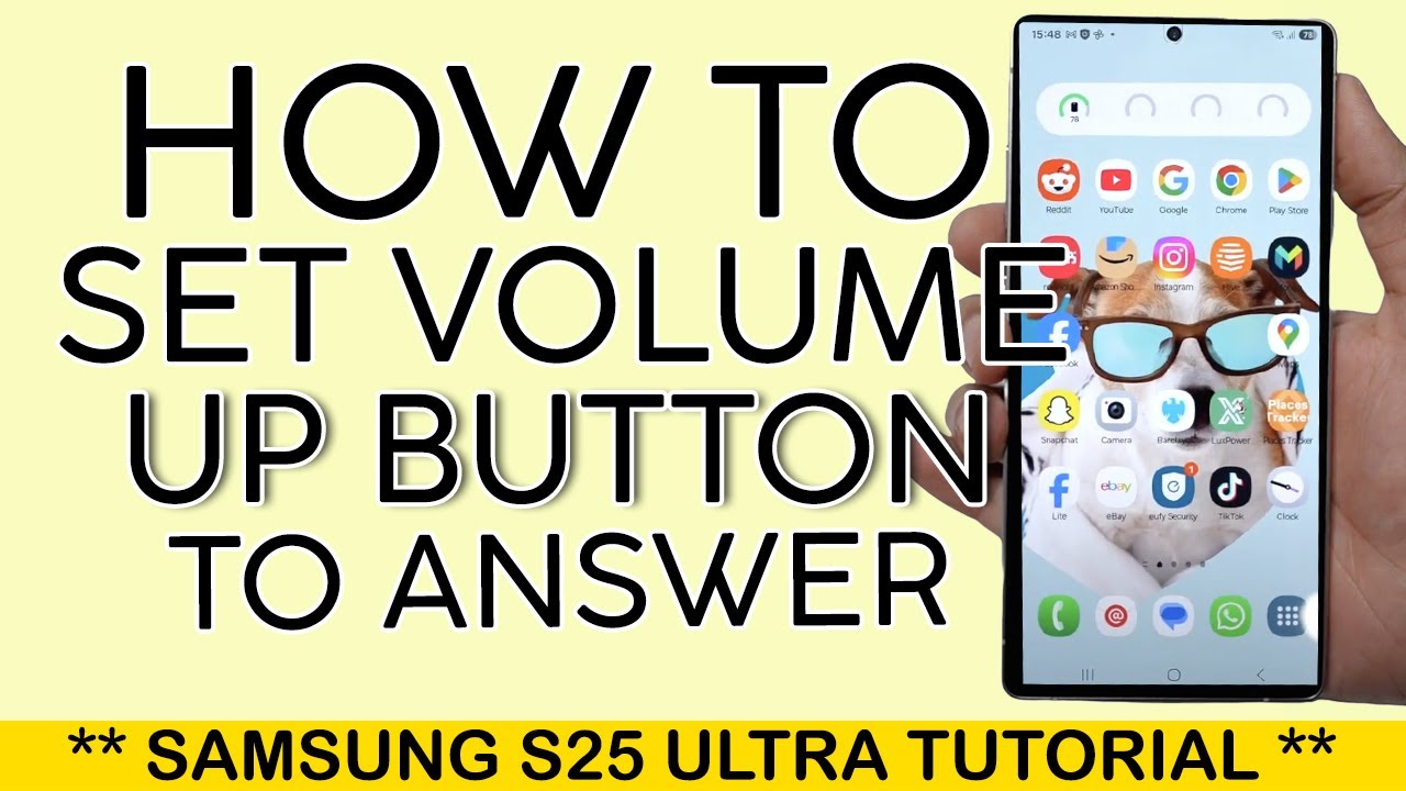 How to Use Volume Up Button to Answer Call on Samsung S25 Ultra 2025