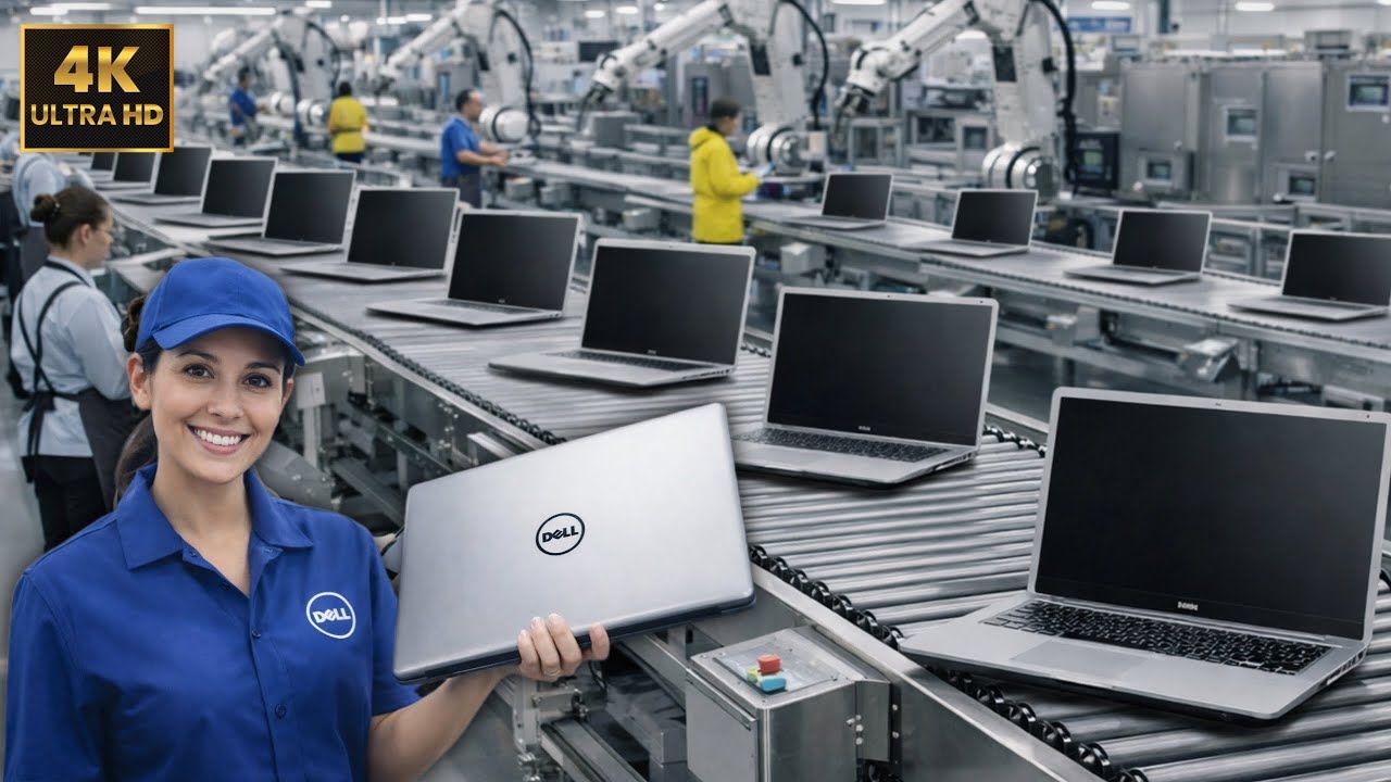 How Laptops Are Made|Dell Laptop Manufacturing Process | Inside Modern Laptop Factory