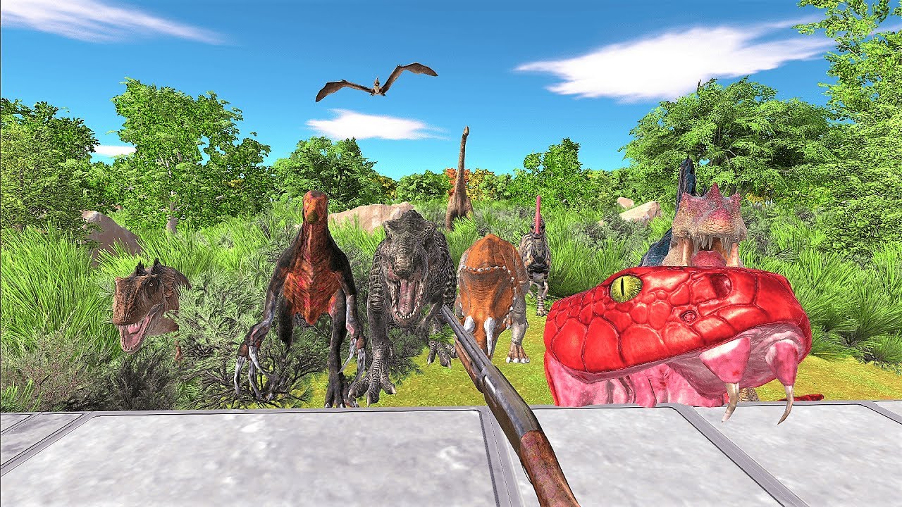 【Take 10】Survive in the grasslands with dinosaurs. FPS perspective! | Animal Revolt Battle Simulator