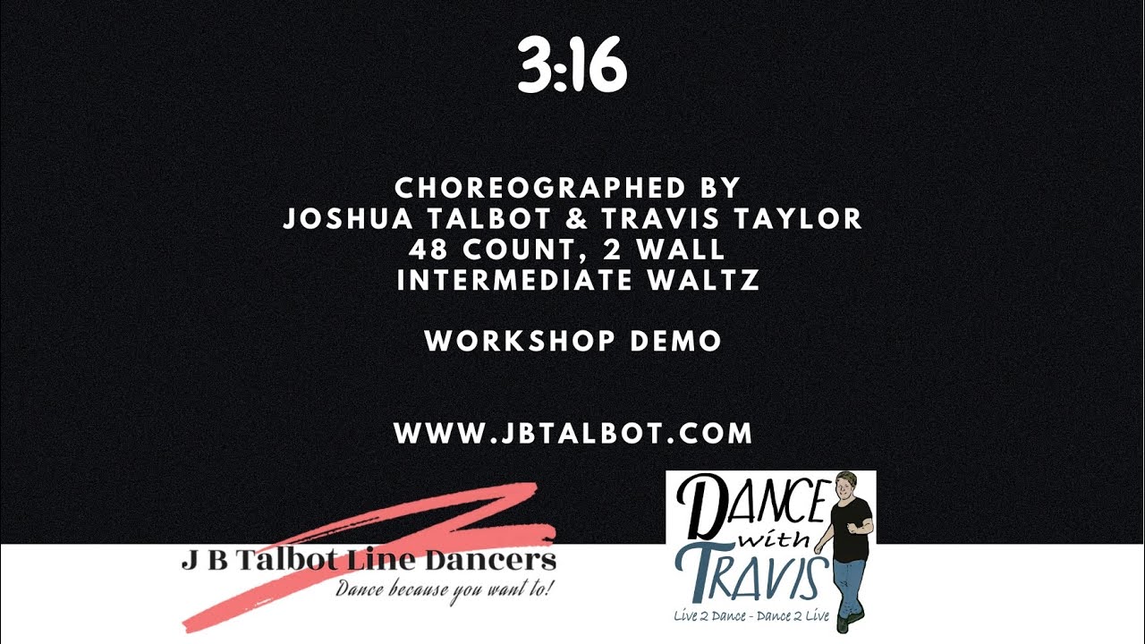 3:16 Line Dance Nelson Bay workshop by Joshua talbot and Travis Taylor