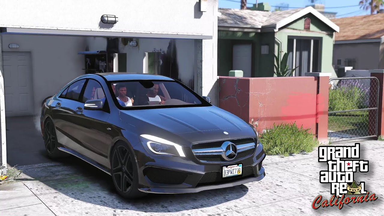 GTA 5 — НАСТОЯЩАЯ ЖИЗНЬ НА ЛА-СТРИТ — НОВЫЙ БЕНЦ И ДОМ В КРУГЕ — LA REVO #14