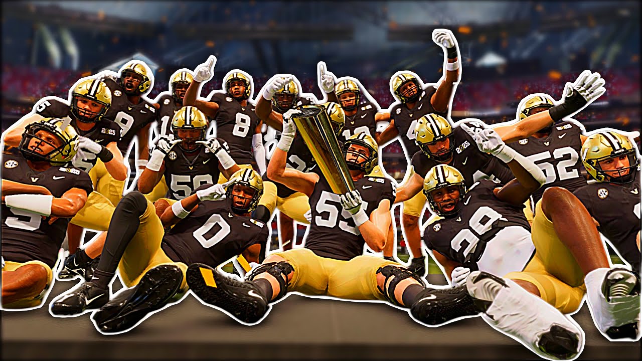 PLAYING A FULL SEASON OF ROAD TO THE PLAYOFFS! | TIER 5 VS TIER 1 | VANDERBILT | College Football 25