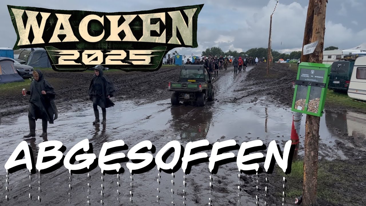 Abbruch in Wacken 2025  | die längste Wattwanderung meines Lebens | Metal Festival 