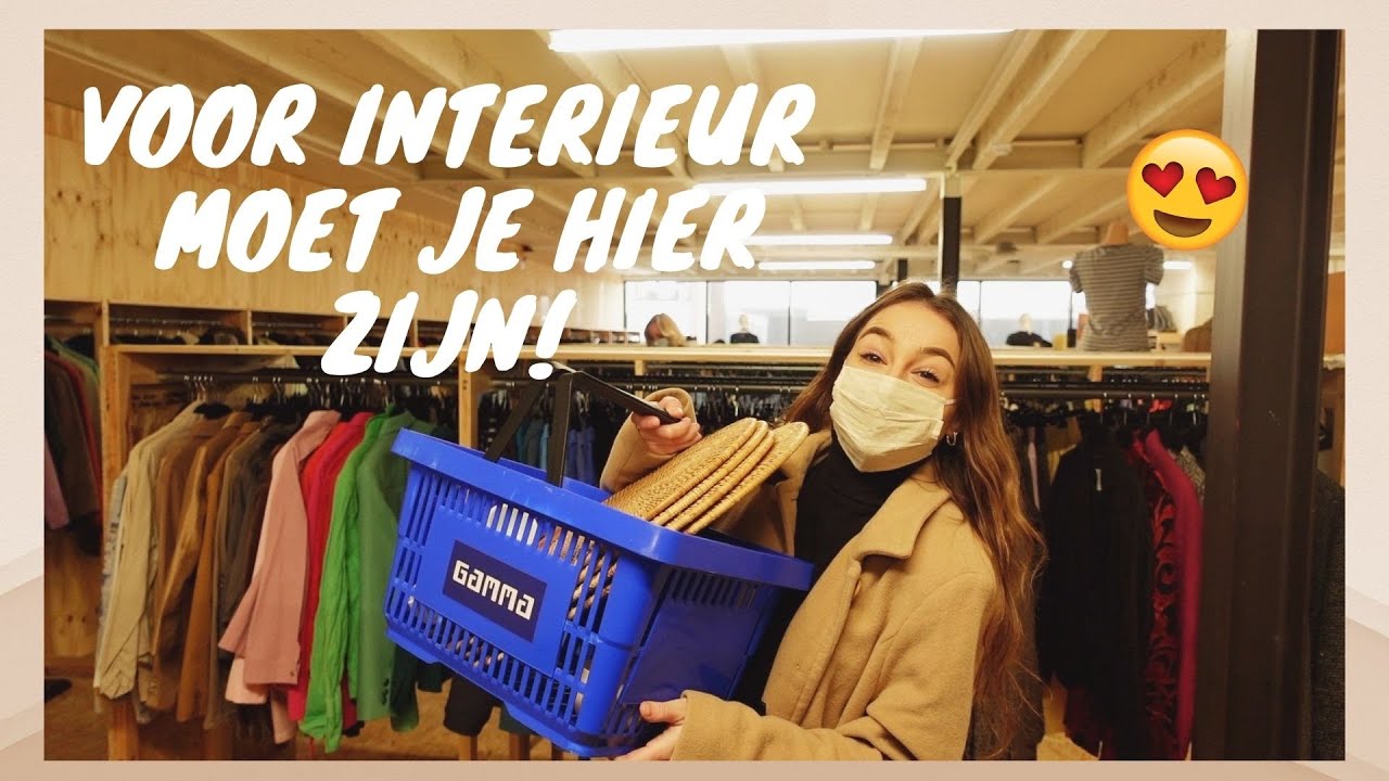 Interieur kringloop shoppen - eerste keer art gevonden! ✨
