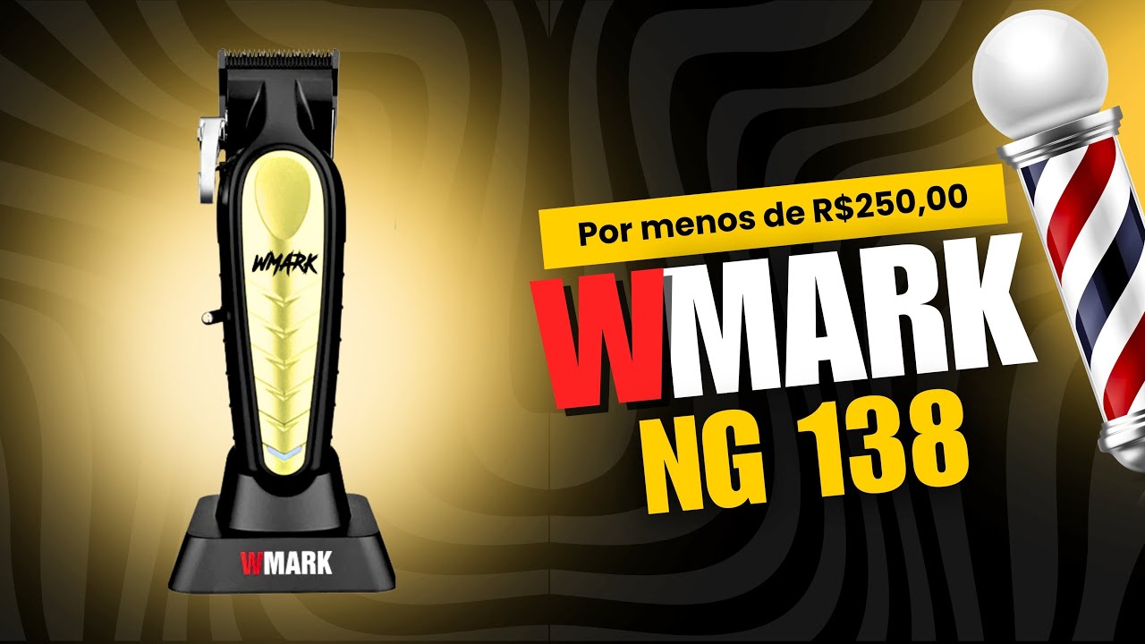 Wmark NG 138 Por menos de R$200  Unboxing #barber #brasil #unboxing #review