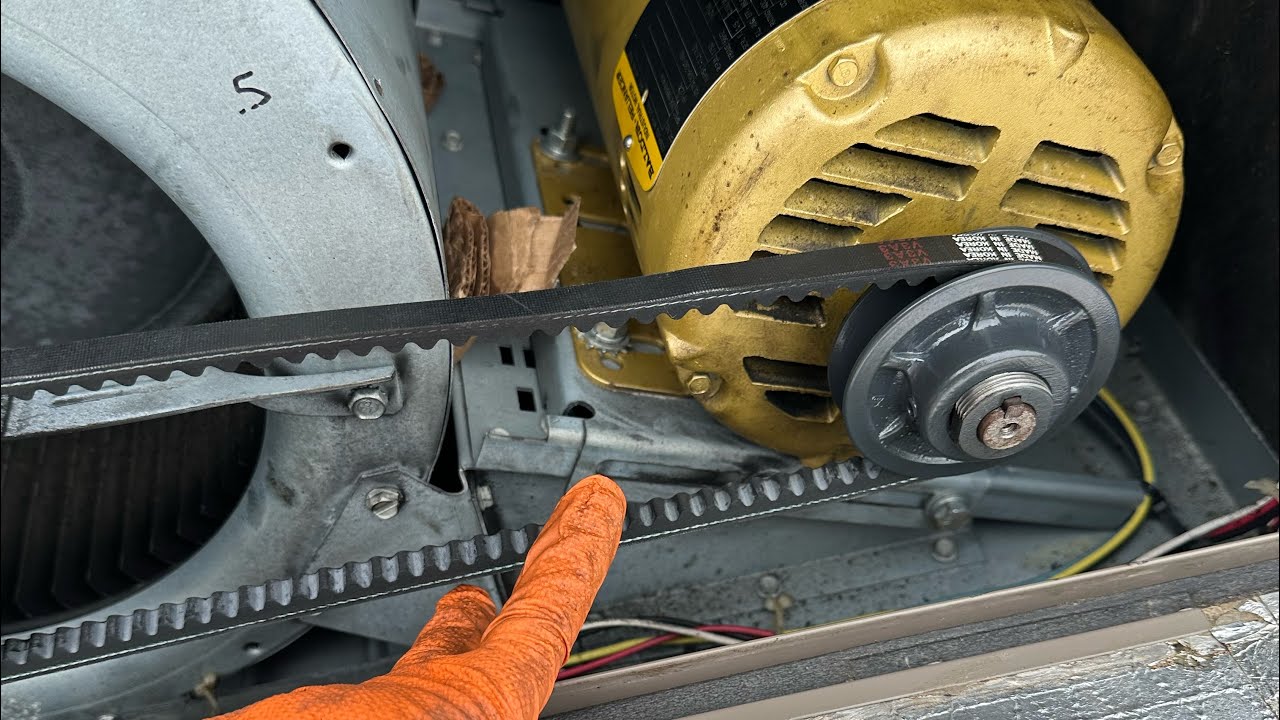 How to replace a hvac blower motor pulley/sheave