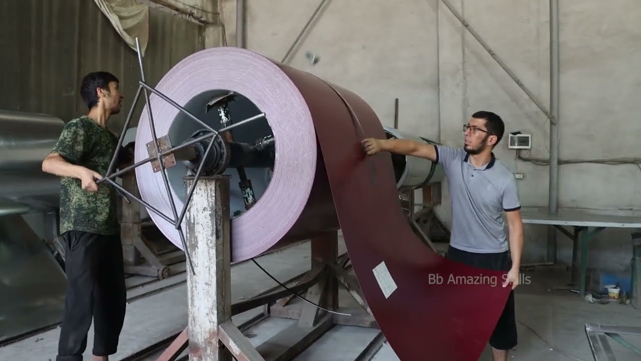 HOW? Roof Sheet Making - Factory Tour | Factory Explorer