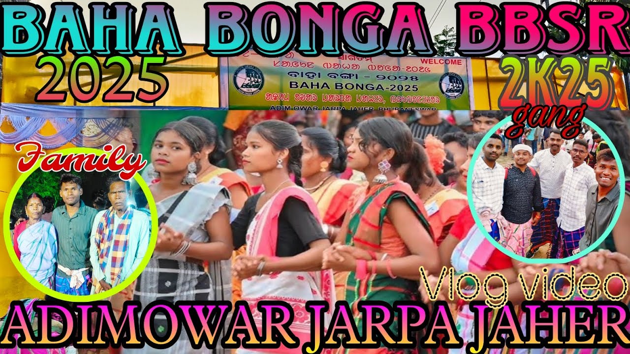 JARPA JAHER BHUBANESWAR BAHABONGA 2025// SETER HUY LENA WITH FAMILY😊@sorenkola1998/New Santali video