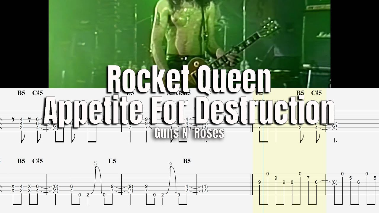 Rocket Queen | Guns N' Roses  | Guitar Tab & Playalong