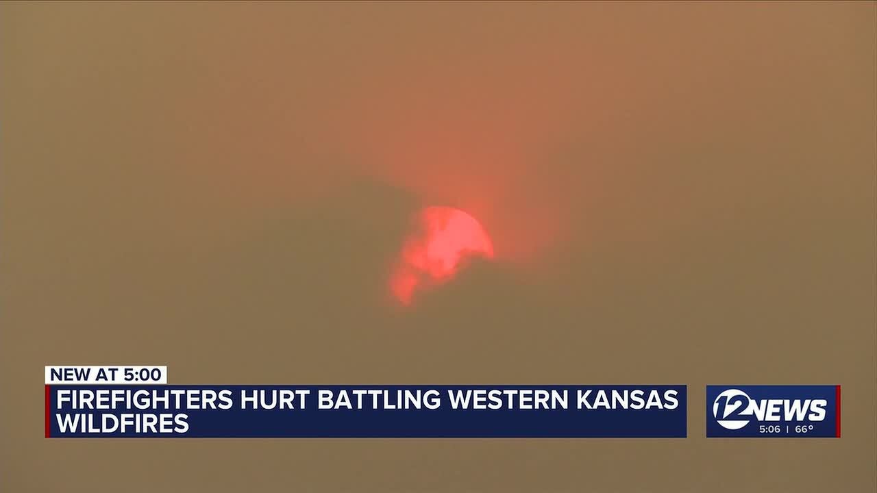 Multiple firefighters hurt battling blazes