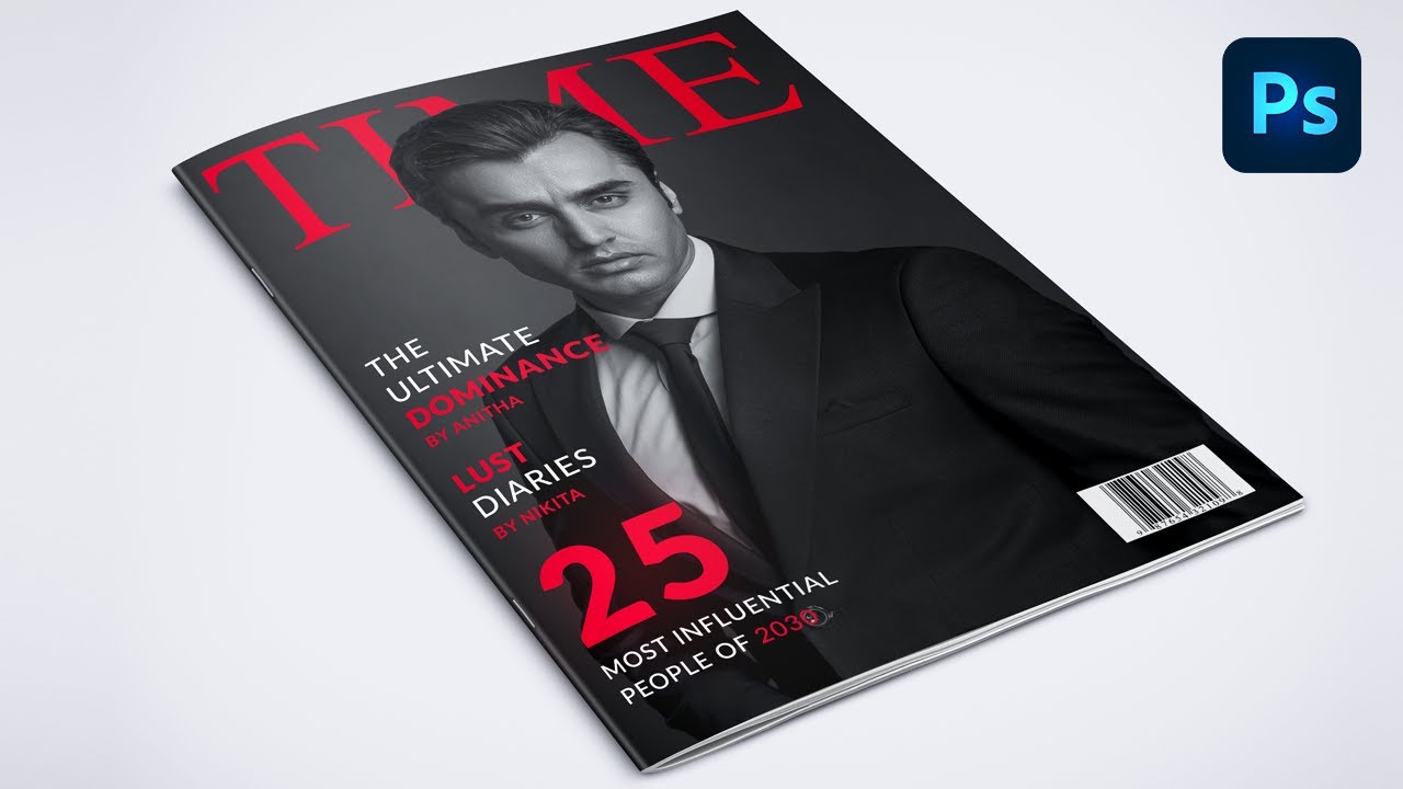 How To Design Time Magazine Cover In Photoshop | Tutorial | PTE155 | ❤⚡
