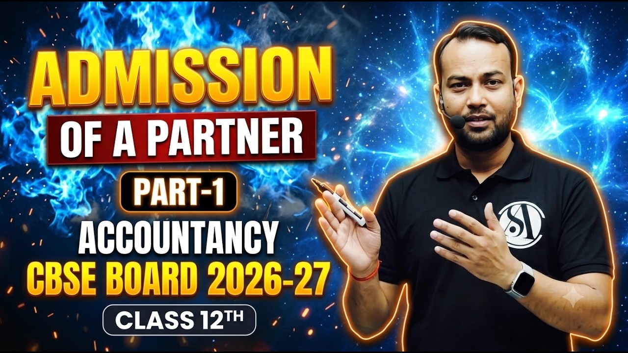 Admission of Partner || Change in PSR || Class 12 || Accountancy || #account #accountancy 