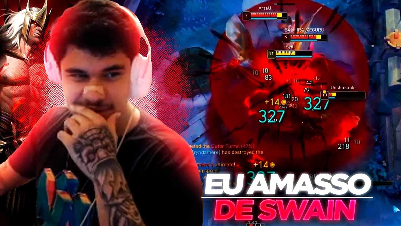 NINGUÉM BATE DE FRENTE COM O MEU SWAIN!
