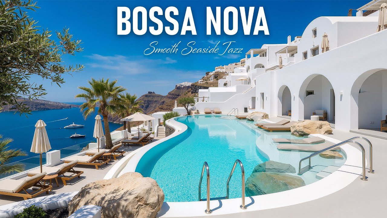 Smooth Bossa Nova Guitar & Tropical Atmosphere - Relaxing Tropical Jazz by the Beach