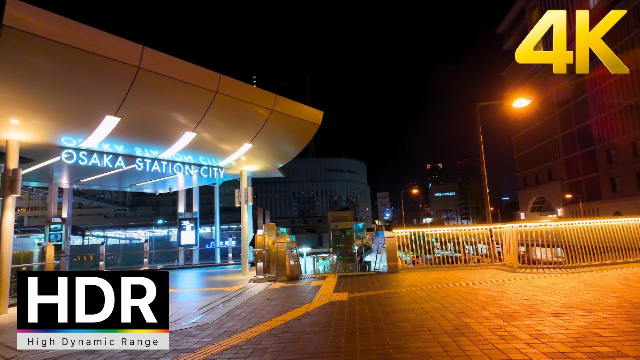 Osaka 3AM Midnight Walk 2024【4K HDR】