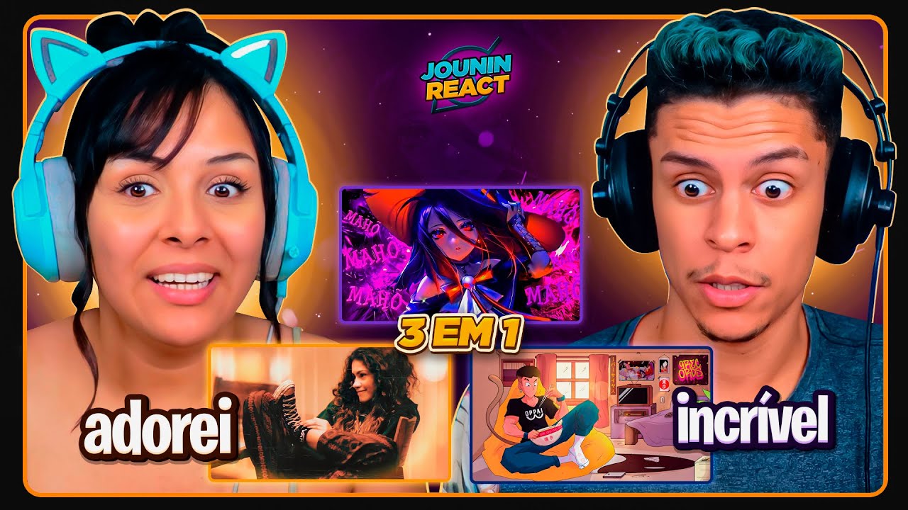 3 EM 1 - AKASHI CRUZ | Zendaya, Lámen Freestyle🍜 & Mahō🧙‍♀️ | [React em Casal] 🔥