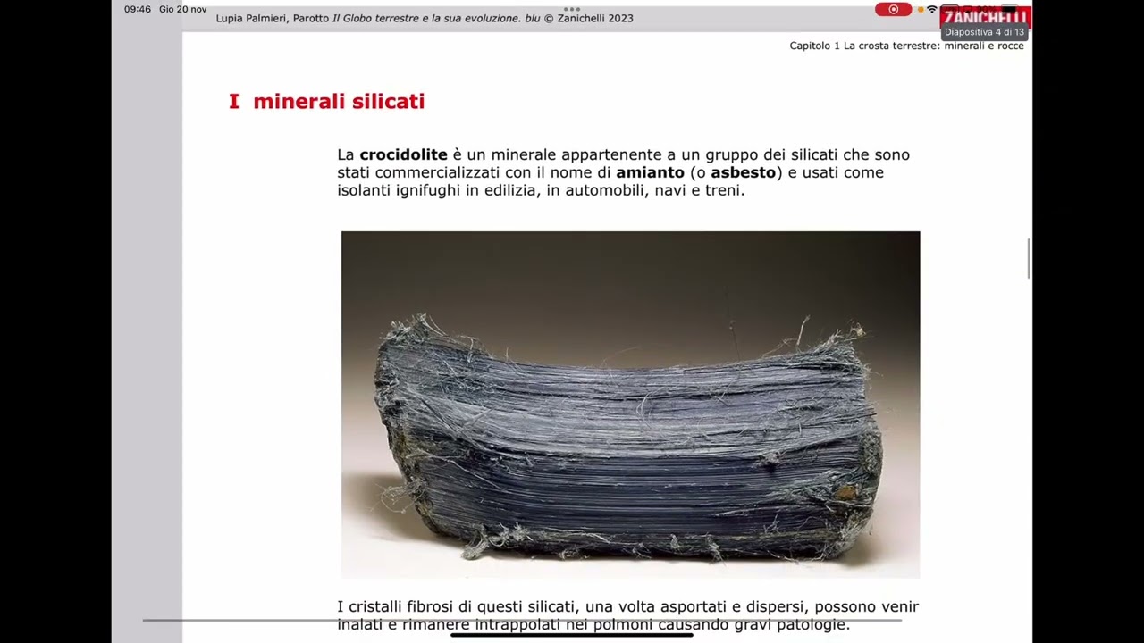 La classificazione dei minerali