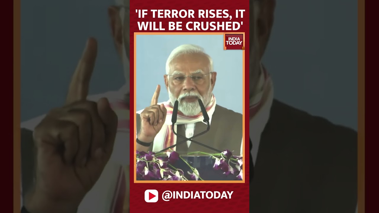 'If Terrorism Rises, It Will Be Crushed': PM Modi's Warning To Pakistan From Bihar | #shorts