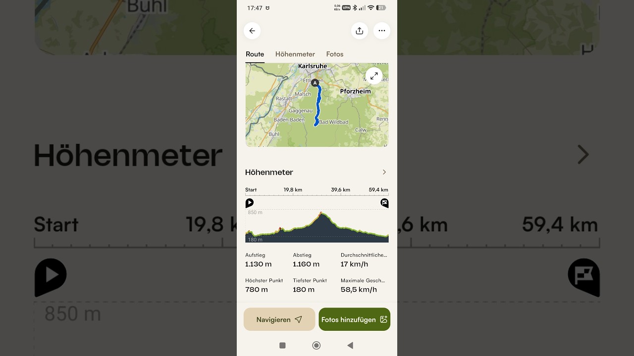 Ettlingen-Alb Ursprung-Ettlingen mit E-MTB
